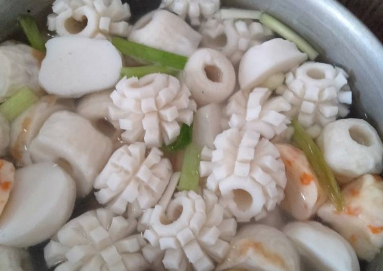 Resep Sup bakso ikan🐠 yang enak Untuk Jualan