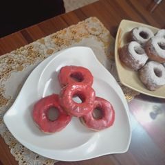 A picture of Glaze Doughnuts.