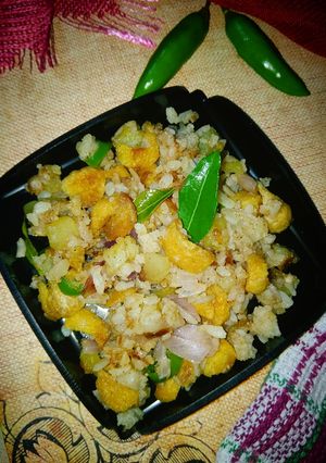 সয়া পোহা চাট (soya poha chaat recipe in bengali) রেসিপির প্রধান ছবি