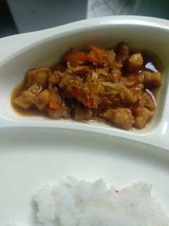 Foto resep MPASI 9M+ ~ Semur ayam wortel nasi tim