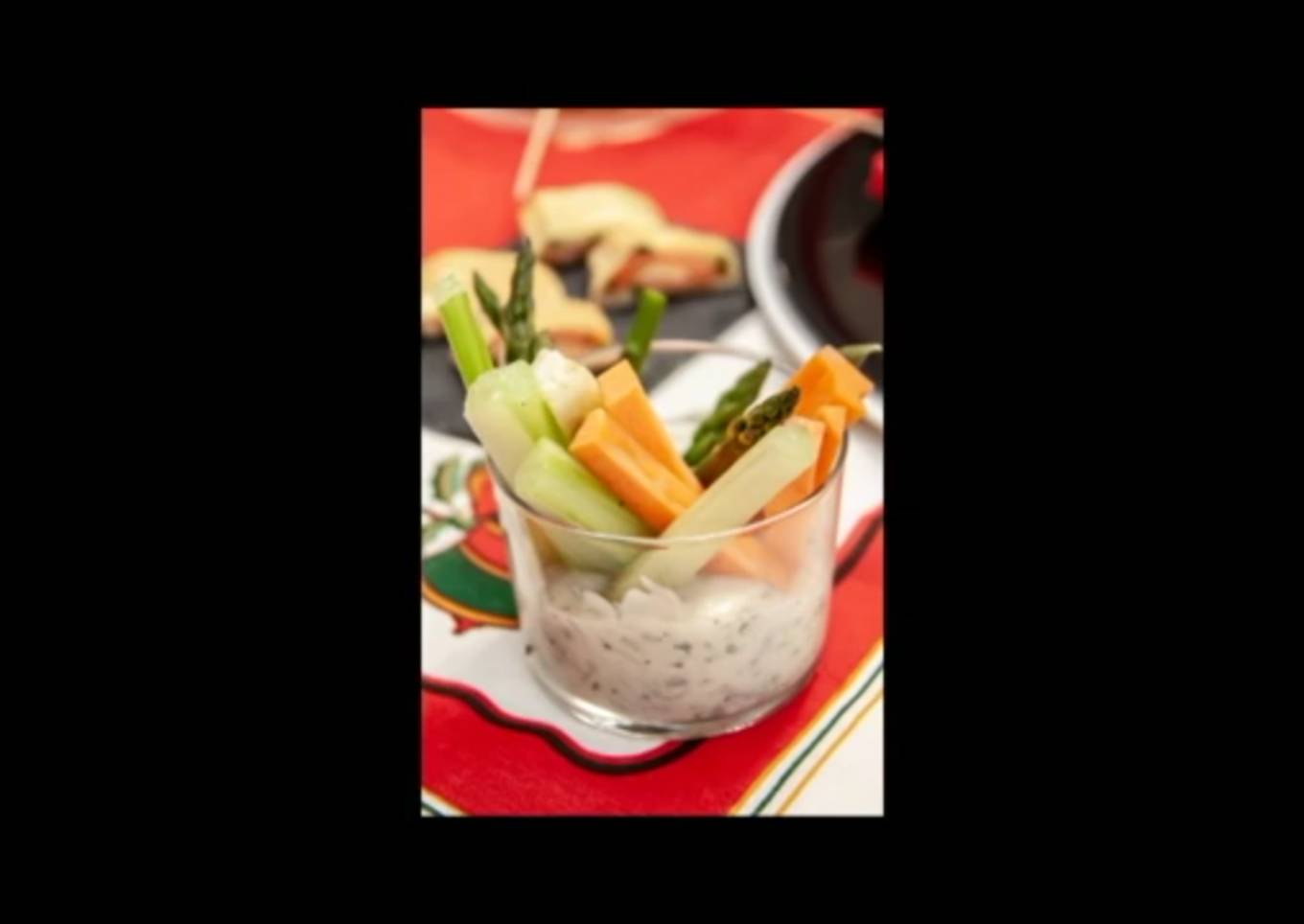 Crudités de verdura para dietas de adelgazamiento