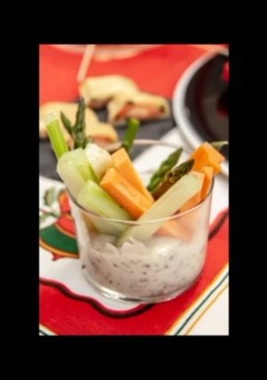 Una foto de Crudités de verdura para dietas de adelgazamiento