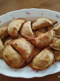 Foto principal de Empanadillas de puerro, bacon y queso camembert