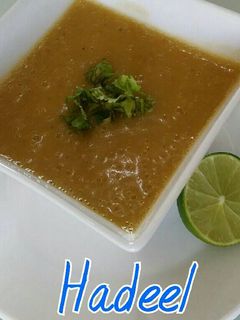 صورة لوصفة أسهل وأسرع والذ😋شوربة خضار🍲