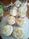 Cupcakes de piña colada con Ron malibu