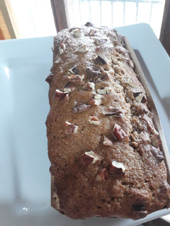 Una foto de Budín integral de banana y nuez