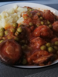 Una foto de Albóndigas agridulces