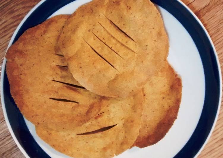 Steps to Make Homemade Baked Masala Poori (Spicy Indian bread)