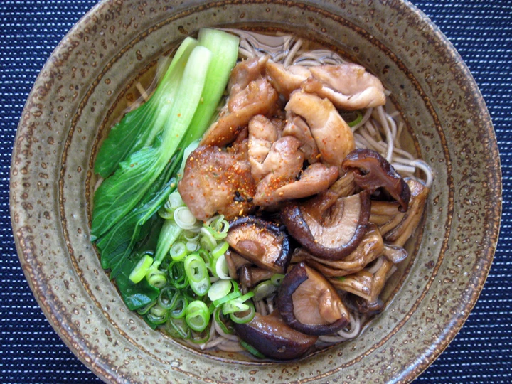 Easy Way Make Soba Noodle Soup With Chicken &amp;amp; Asian Mushrooms the Awesome  Appealing