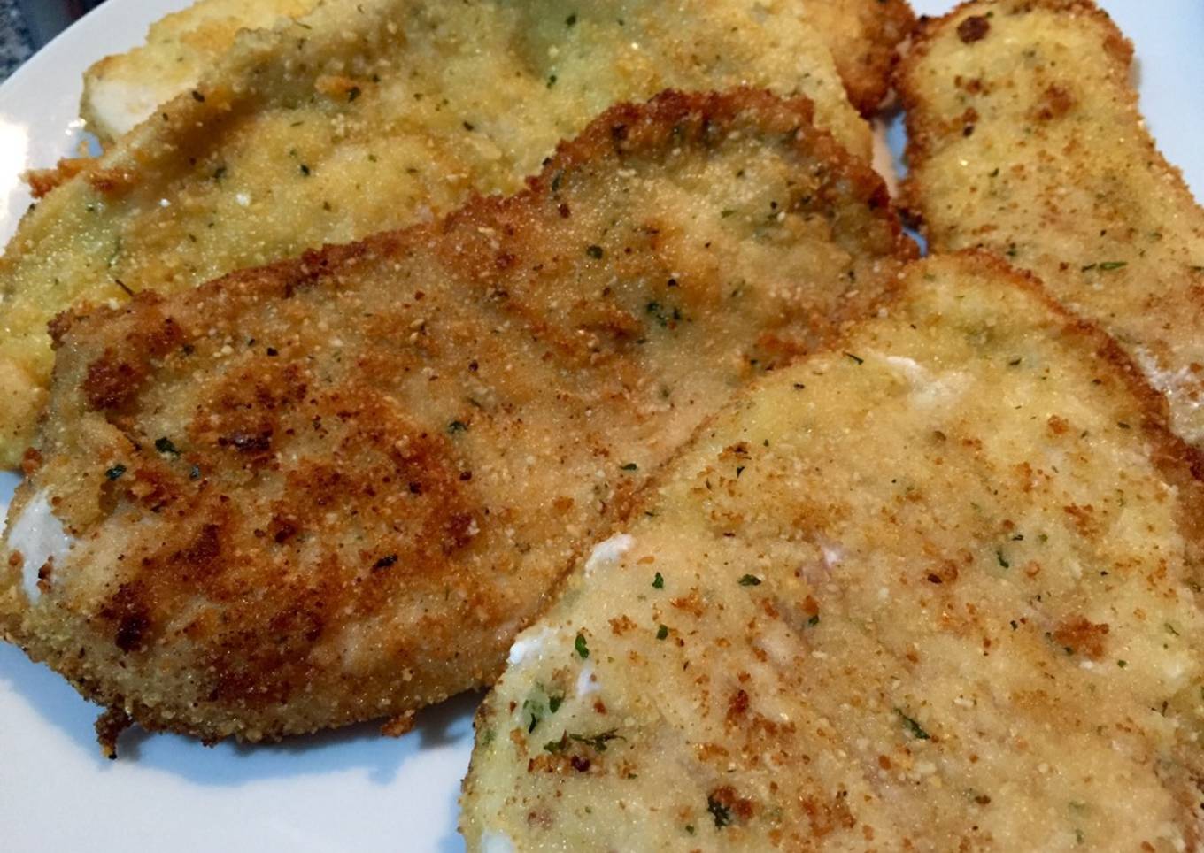 Pechugas rebozadas con almendra