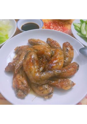 Hình của món Cánh gà chiên mắm.