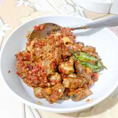 A picture of Sambal Ati Ampela.