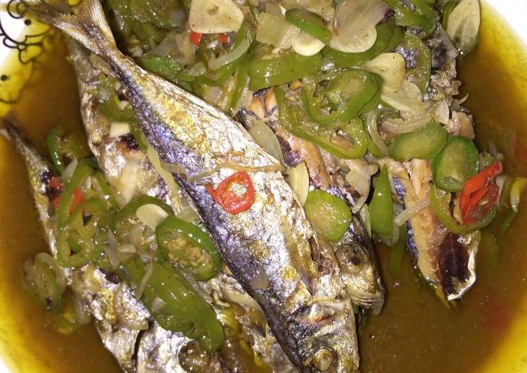 Ikan pindang tumis jalapeno