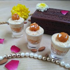 Motichoor Rabri Parfait A picture of Motichoor Rabri Parfait.