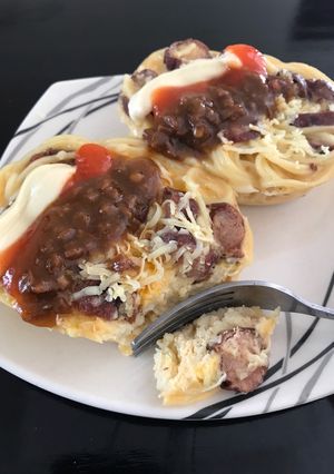 Foto resep Spaghetti Schotel Microwave