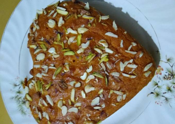 Recipe of Ultimate Eggless Soft Mango Cake