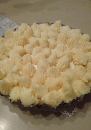Una foto de Tarta de ricota con crema pastelera