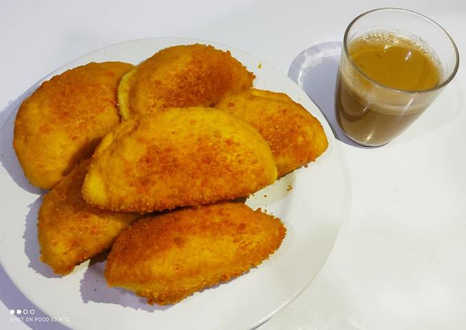 Resep Roti goreng isi empuk tanpa mixer Anti Gagal