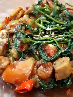 Foto resep Cah kangkung terasi