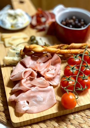Una foto de Tabla antipasti