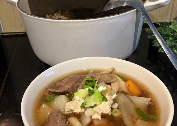 Resep Kenchinjiru (soup ala Jepang) Yang Enak