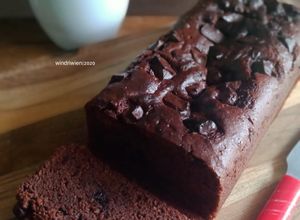 Foto resep Condensed Milk Brownie Loaf (No Mixer)