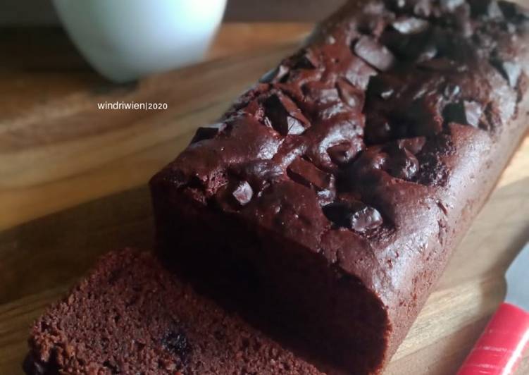 Bagaimana Menyiapkan Condensed Milk Brownie Loaf (No Mixer) Anti Gagal
