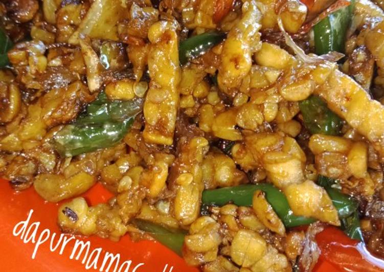 Orek tempe pedas