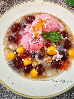 Foto resep 435. Es Campur Jelly Teh Celup
