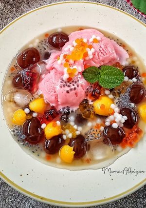 Foto resep 435. Es Campur Jelly Teh Celup