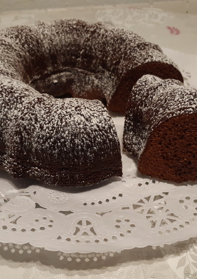 Una foto de Bizcocho de chocolate