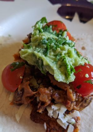 A picture of Fish fajitas.