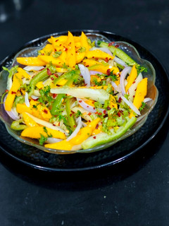 A picture of Mango Cucumber Salad.