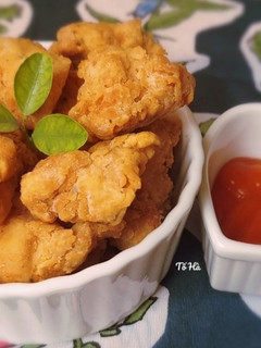 Hình của món Ức GÀ chiên giòn.