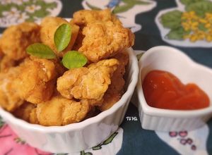 Hình của món Ức GÀ chiên giòn.