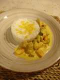Curry di Pollo con verdure e Riso Basmati 🇮🇳