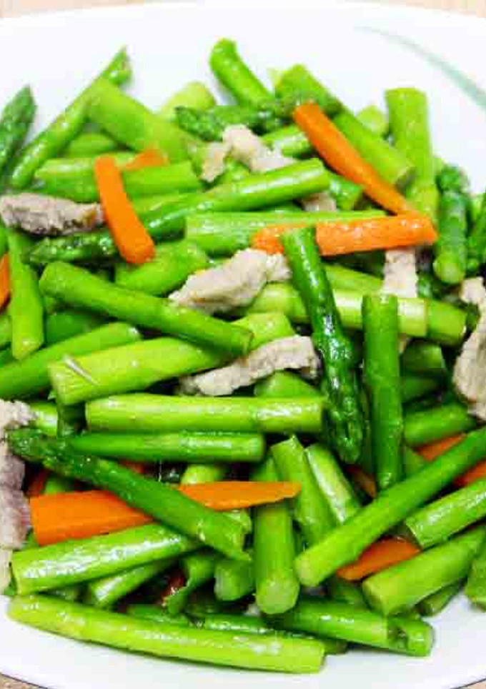 【厚生廚房】蘆筍炒肉絲 的食譜成品照片