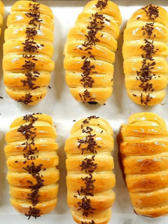 Foto resep Roti isi pisang coklat