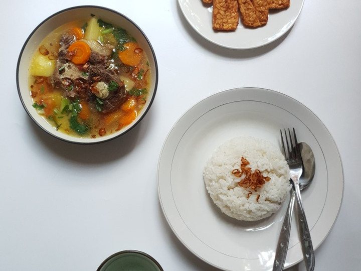 Resep 108. Sop Buntut Sapi, Lezat