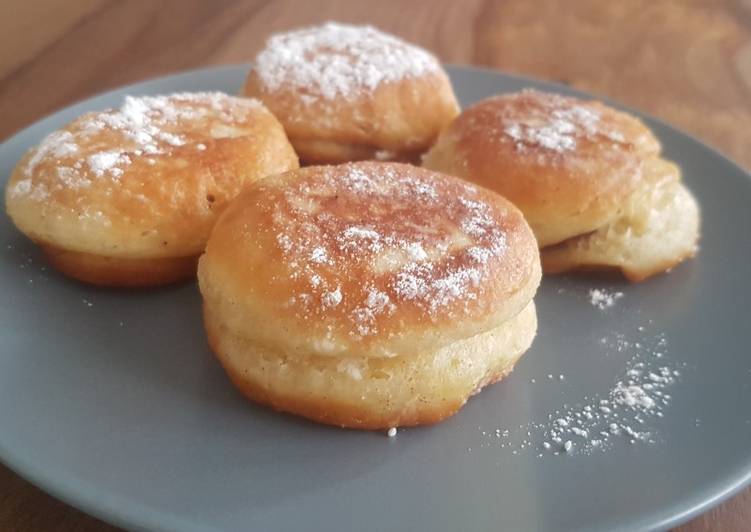 Beignets à la pâte à tartiner