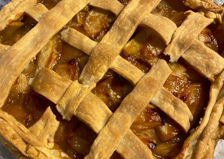 🍎🍎🍎 Tarta de manzana con hojaldre fácil 🍎🍎🍎 tipo pie americana sin crema pastelera