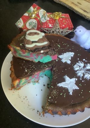 Une photo de Color 🎨cake design 🎠façon 🧑🎄Noël 🎄🎅
