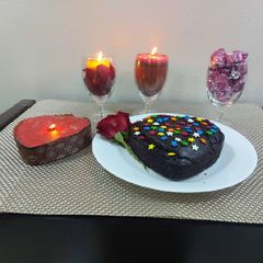 A picture of Eggless sponge Chocolate cake.