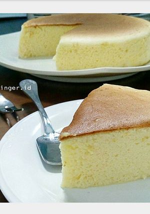 Foto resep Japanese Cotton Cheesecake *ekonomis