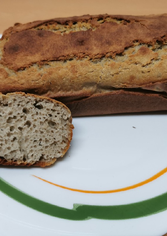 Una foto de Pan de trigo sarraceno sin gluten