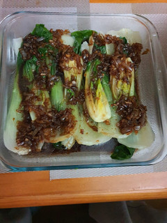 Una foto de Ensalada templada de Pak Choi