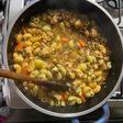 Guiso de fideos con pollo