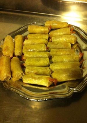 Une photo de Rouleaux aux crevettes entières