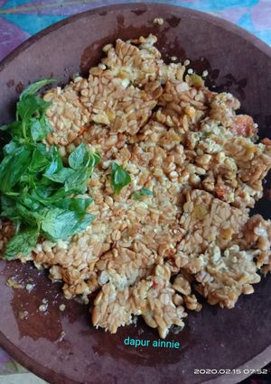 Foto resep Penyet tempe kemangi