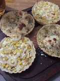 Tarteletas de humita & cebolla y queso